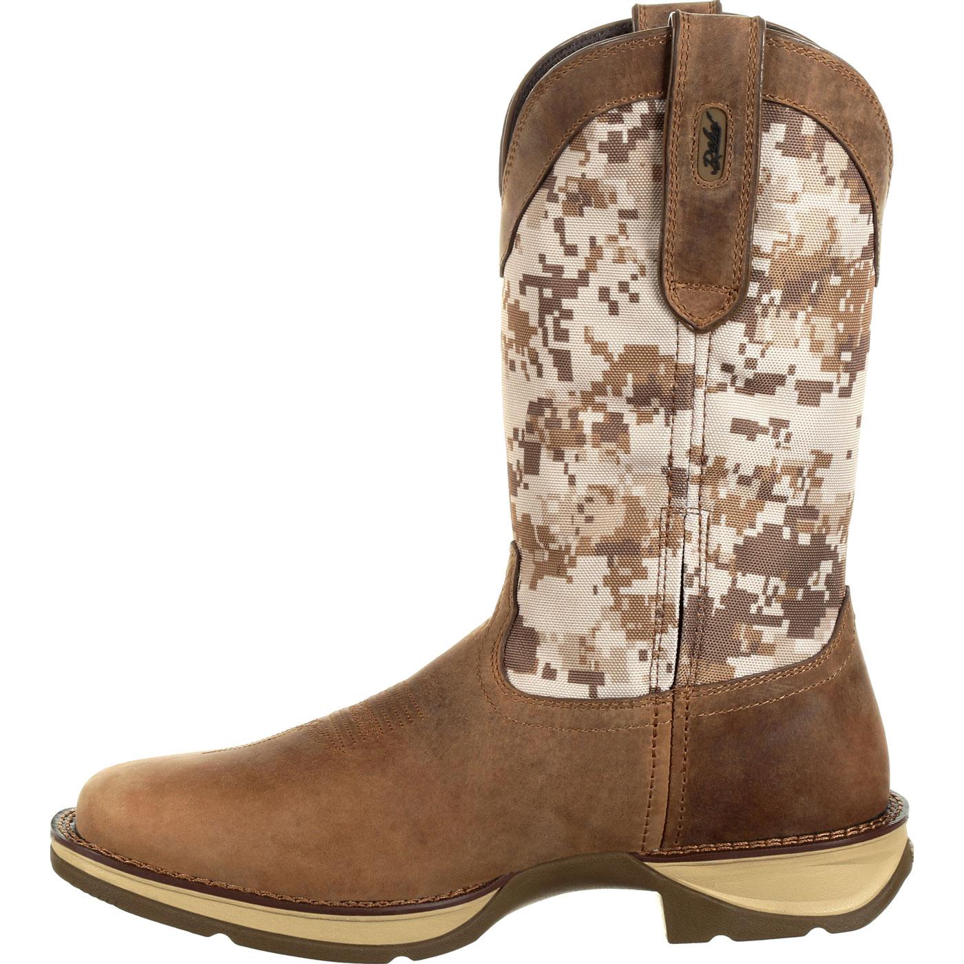Rebel by Durango Desert Camo Pull-on Western Boot