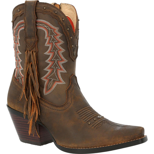 Crush by Durango Women's Roasted Pecan Bootie Western Boot