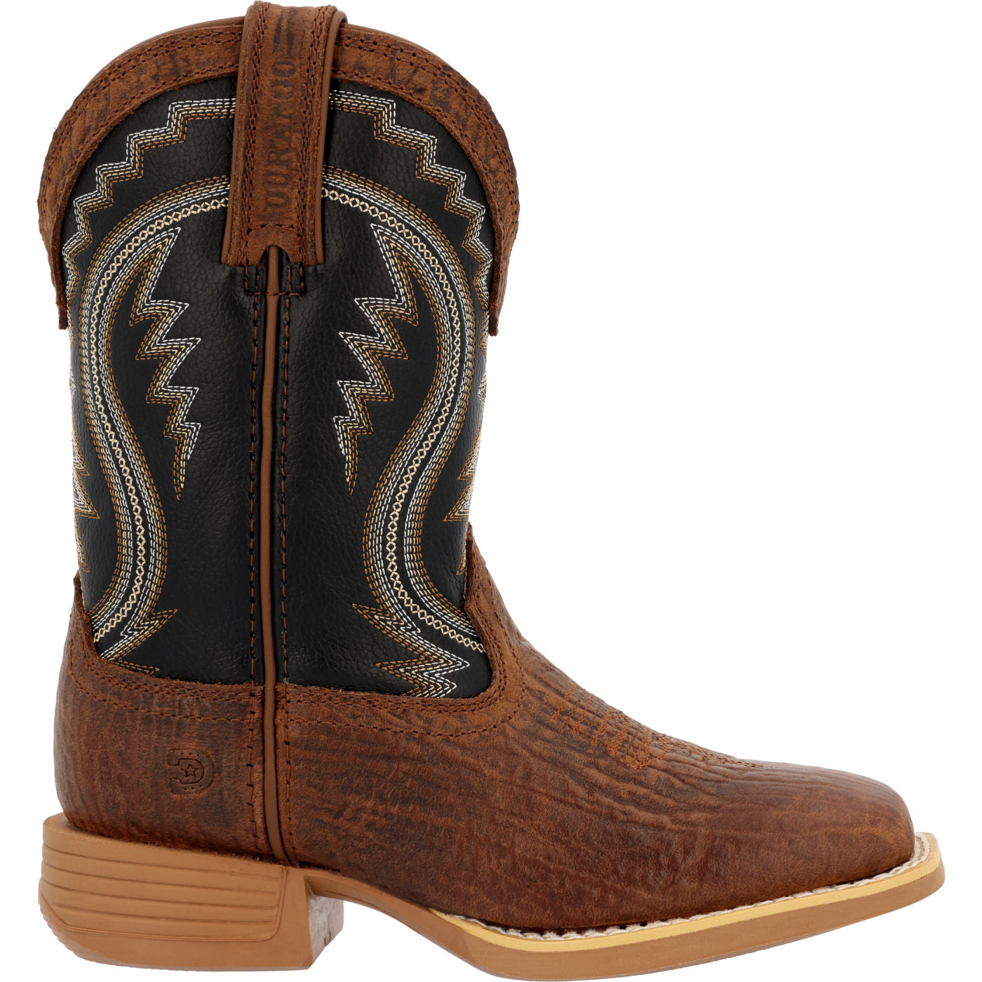 Durango Lil' Rebel Pro Little Kid's Acorn/Black Onyx Western Boots
