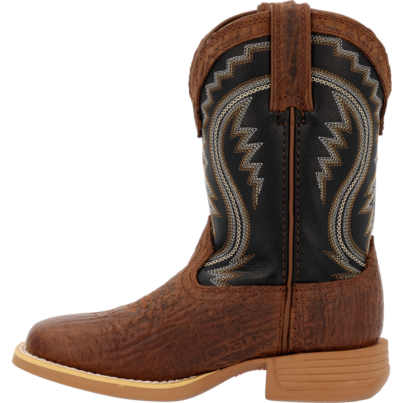 Durango Lil' Rebel Pro Little Kid's Acorn/Black Onyx Western Boots