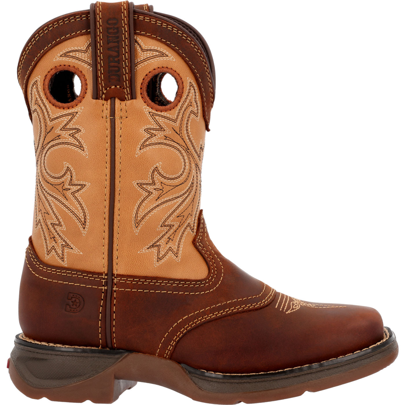 Lil Rebel by Durango Little Kids Brown Tan Western Boot