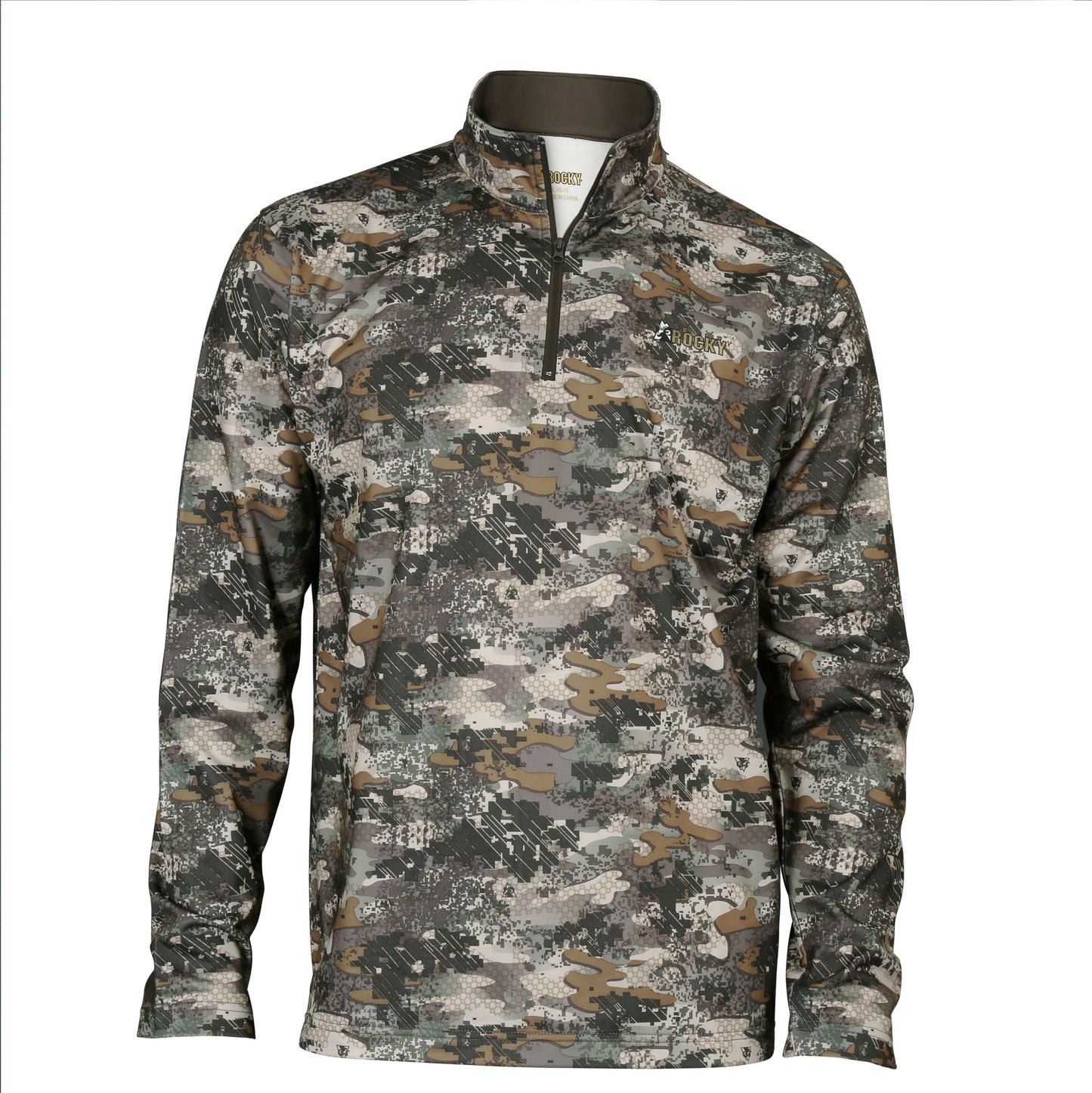 Rocky Camo Fleece Zip Shirt