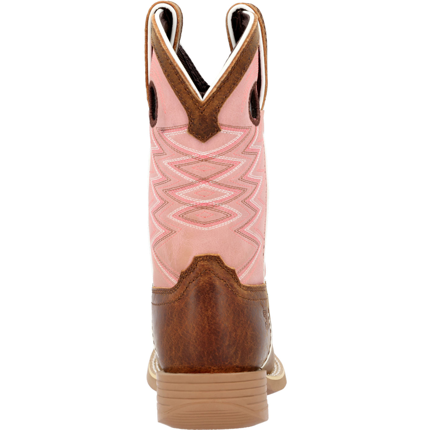 Durango Lil' Rebel Pro Little Kids Dark Chestnut Bubble Gum Western Boot