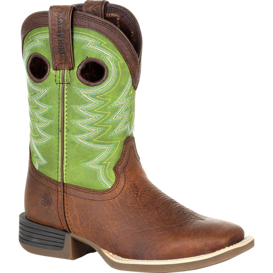 Durango Lil' Rebel Pro Little Kid's Lime Western Boot