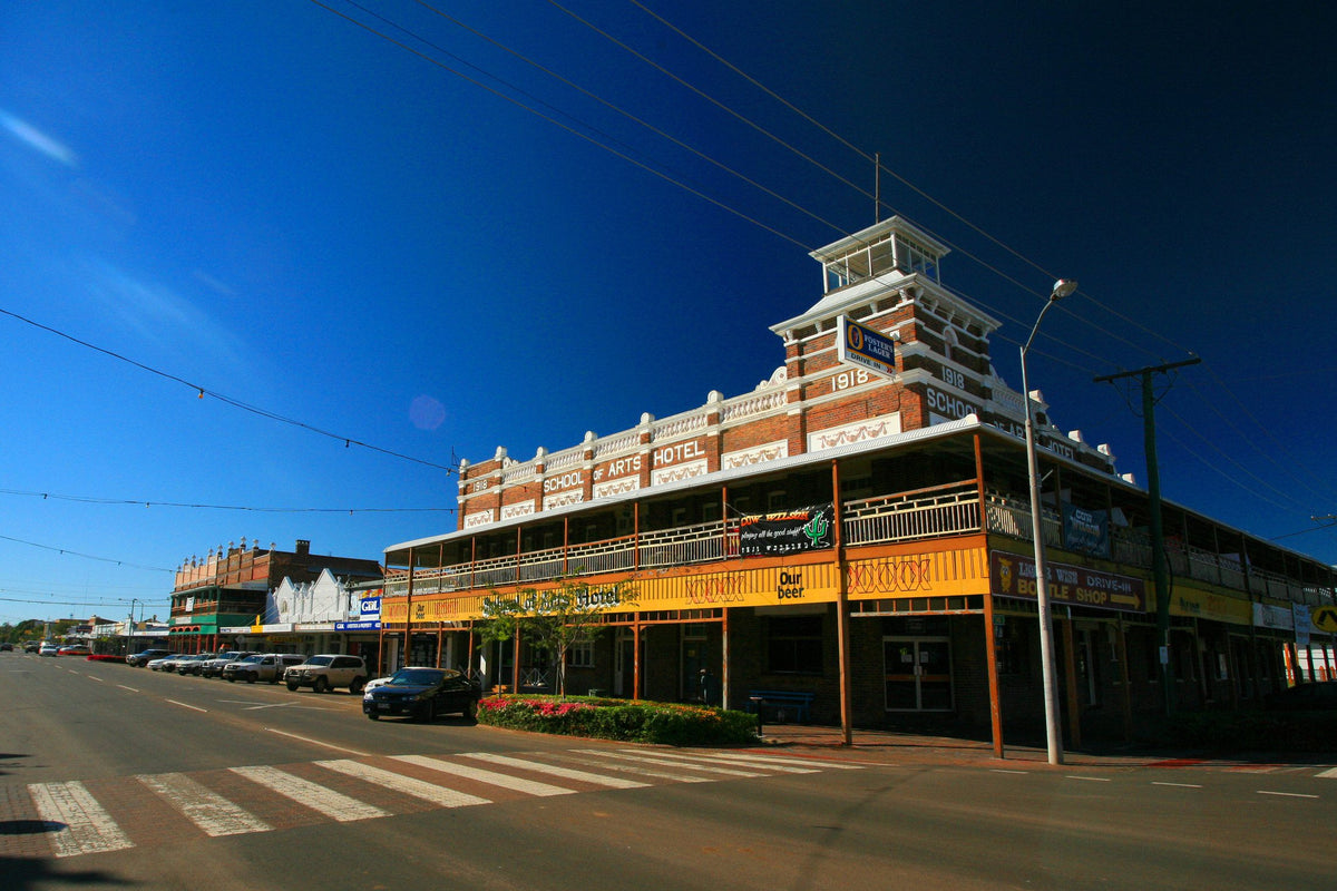 Main street of Roma, Queensland