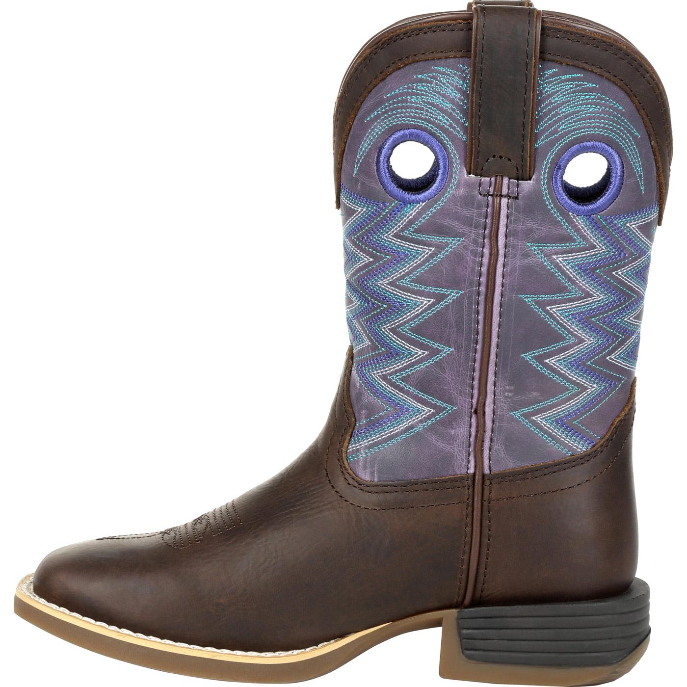Durango Lil' Rebel Pro Little Kid's Amethyst Western Boot