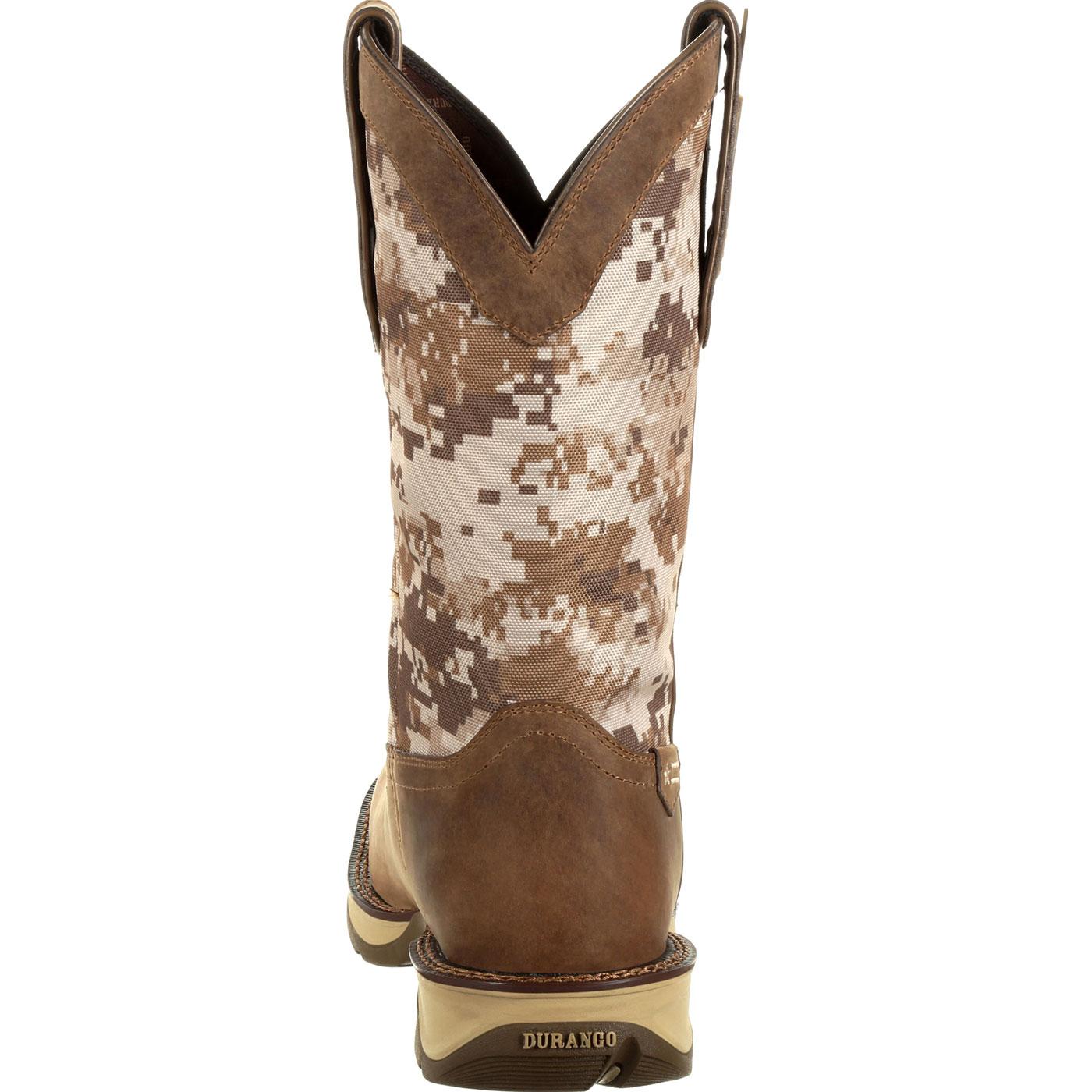 Rebel by Durango Desert Camo Pull-on Western Boot