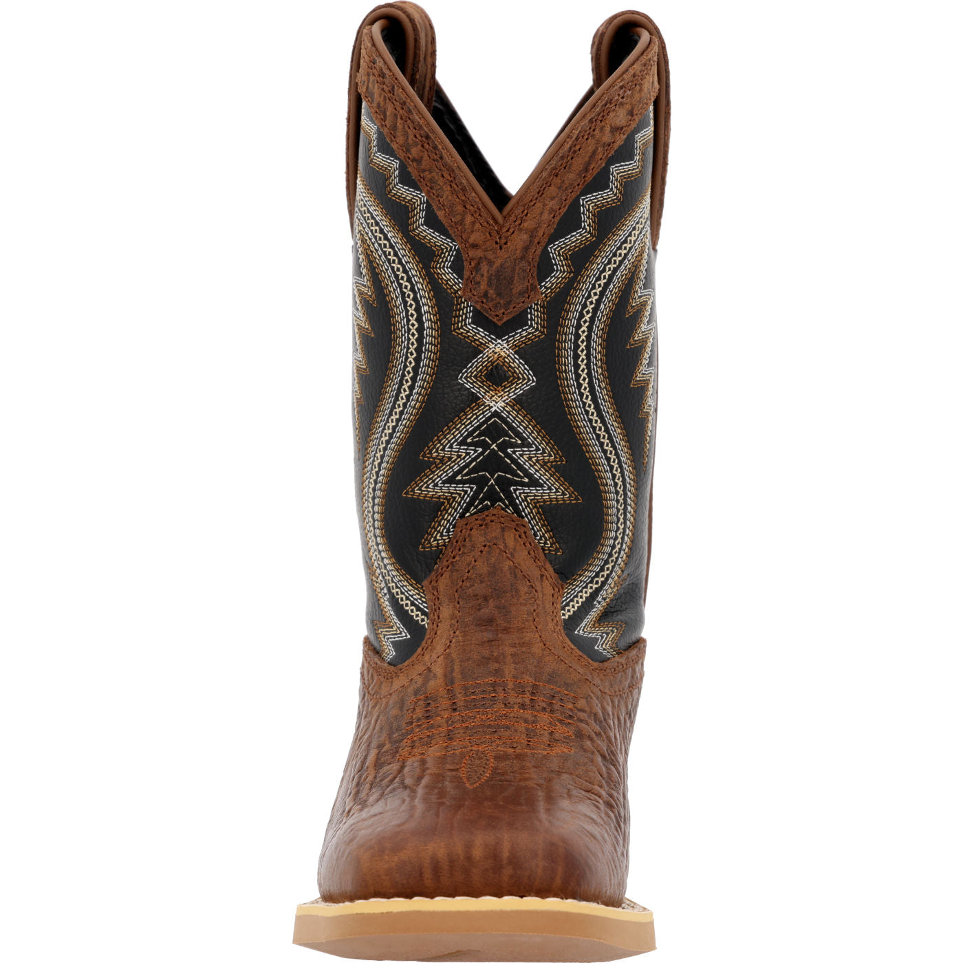Durango Lil' Rebel Pro Big Kids Acorn Black Onyx Western Boot