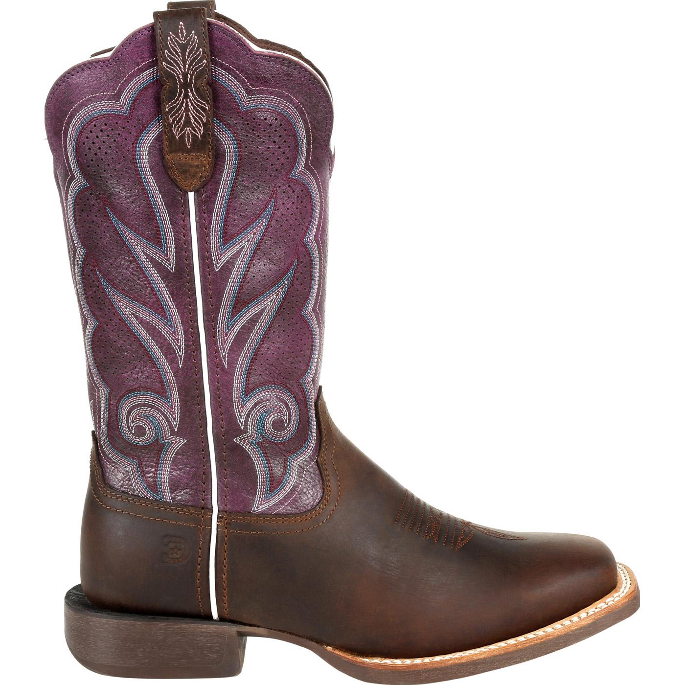 Durango Lady Rebel Pro Women's Ventilated Plum Western Boot