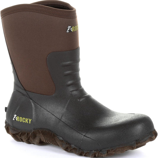 Rocky Core Chore Brown Rubber Outdoor Boot