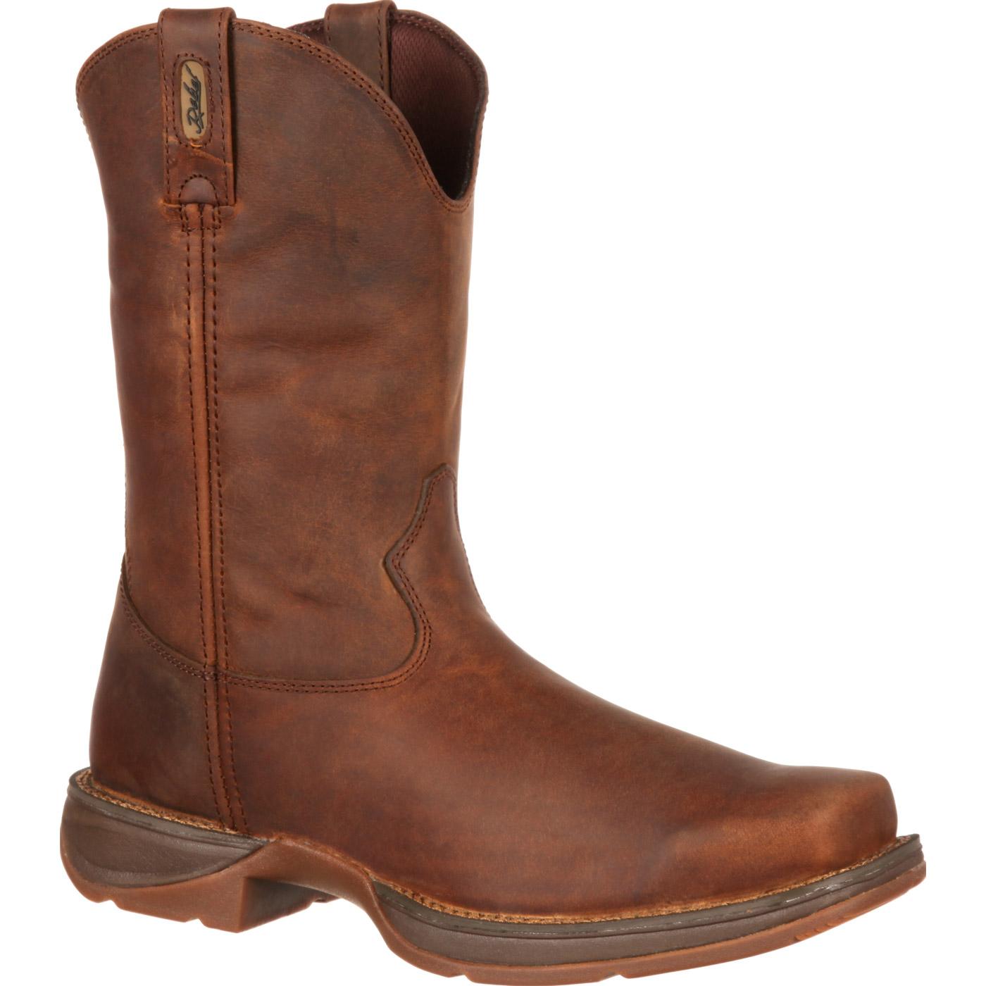 Rebel by Durango Brown Pull-On Western Boot