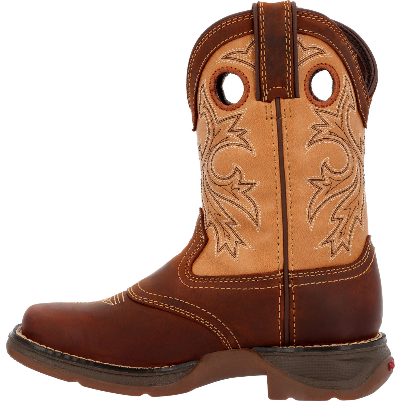 Lil Rebel by Durango Little Kids Brown Tan Western Boot