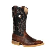 Durango Rebel Pro Oiled Saddle Ostrich Western Boots