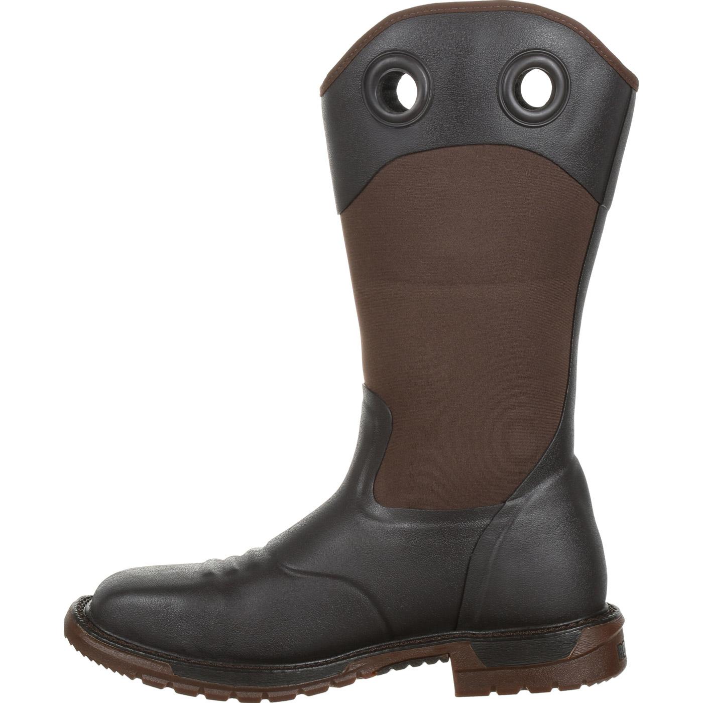 Rocky Original Ride FLX Steel Toe Rubber Boot