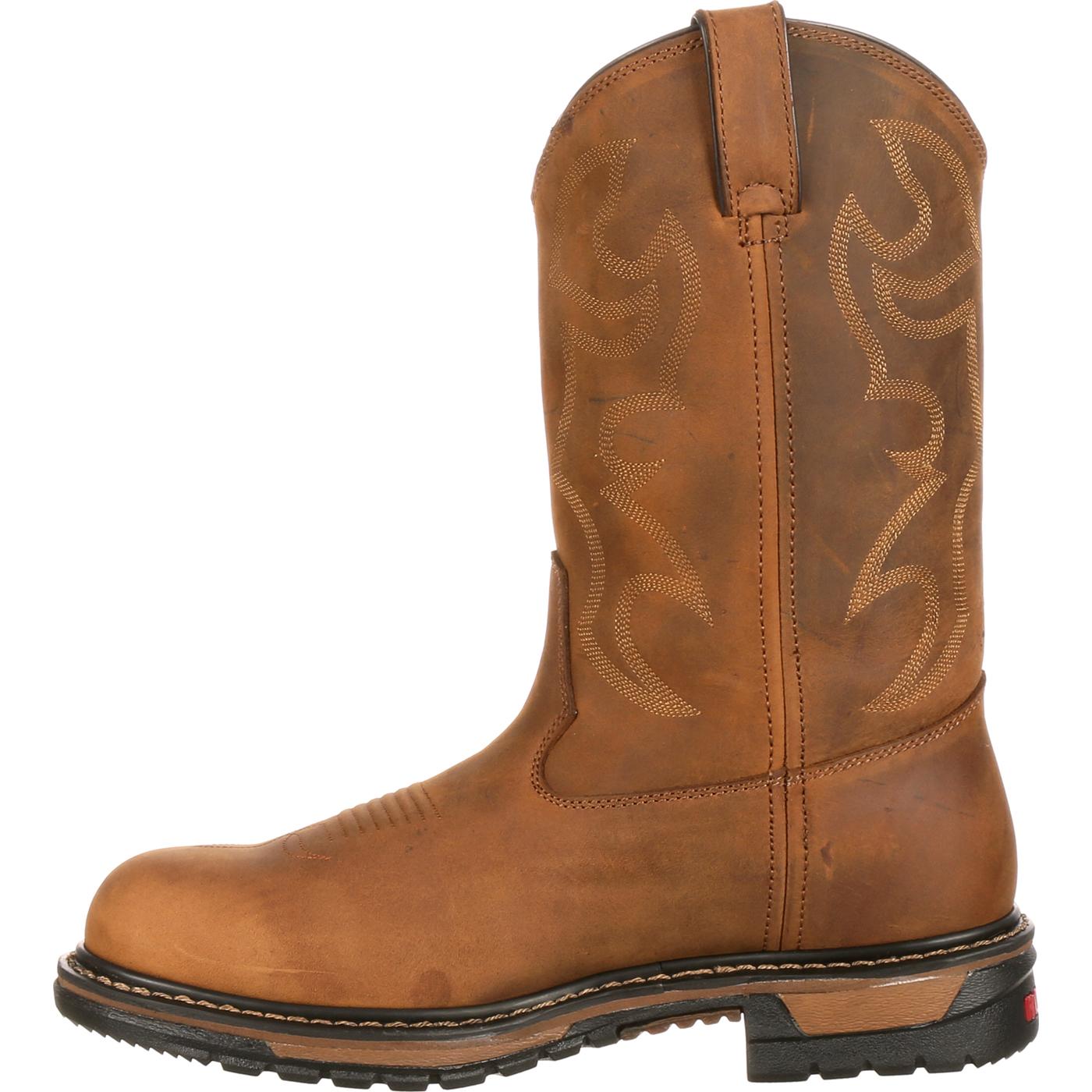 Rocky Original Ride Branson Steel Toe Waterproof Western Boots
