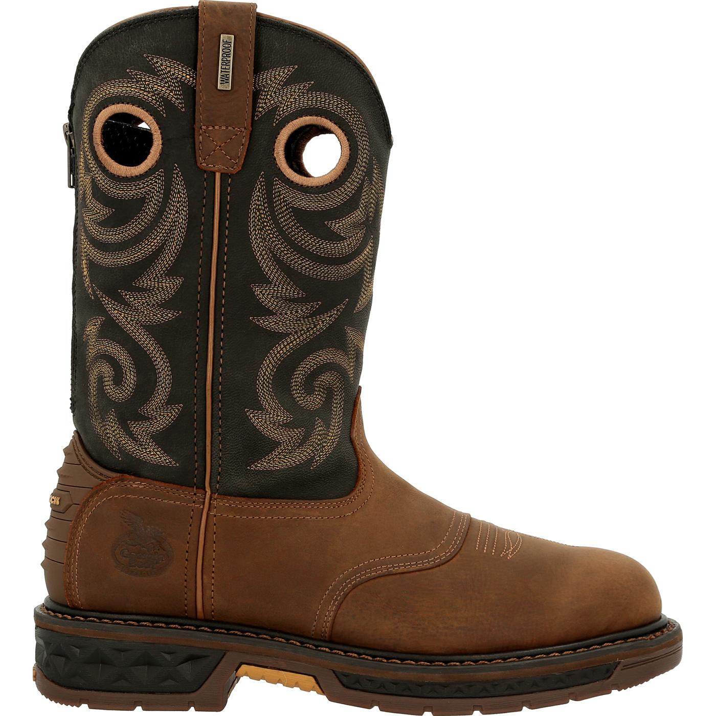 Georgia Boot Carbo-Tec LT Waterproof Pull-On Work Boot