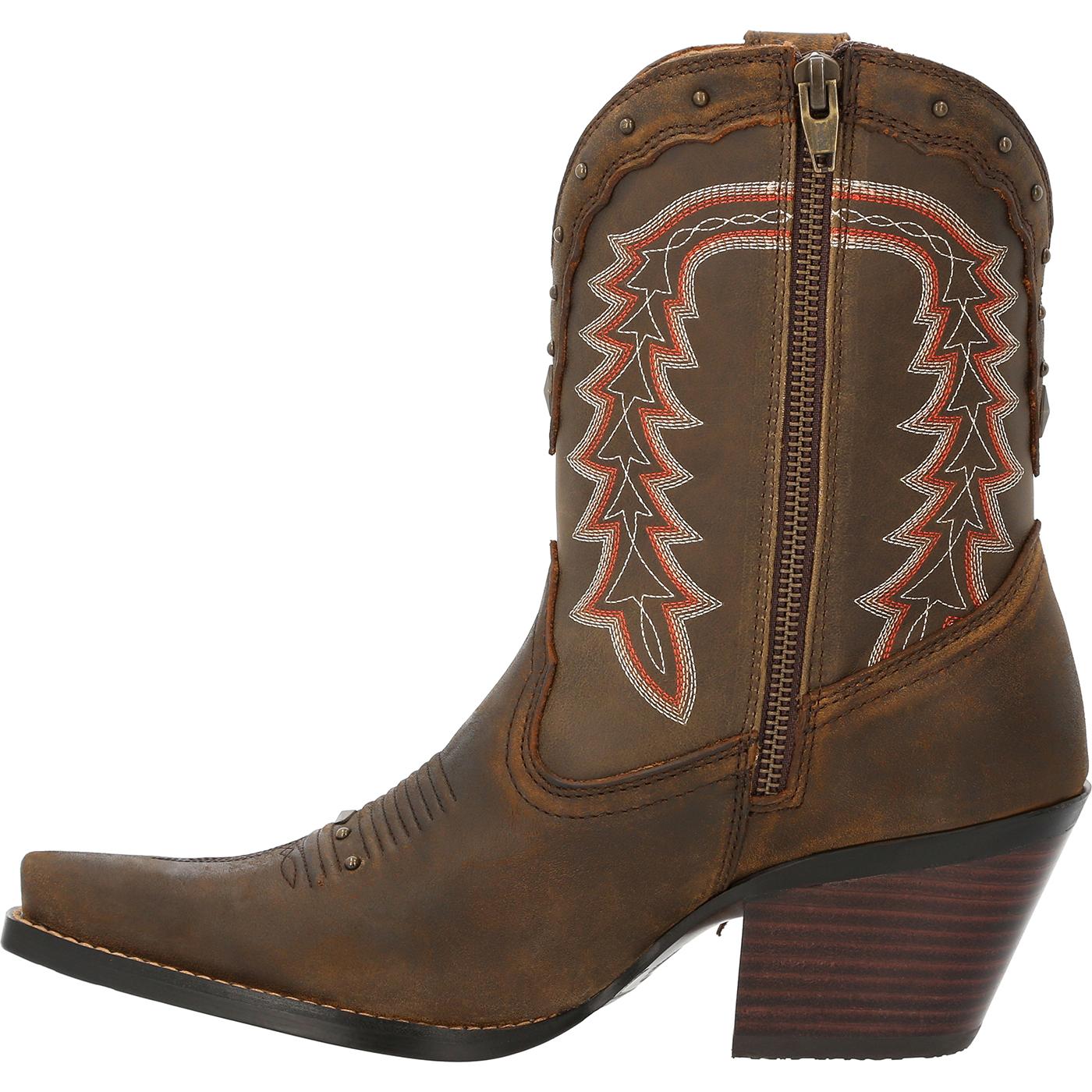Crush by Durango Women's Roasted Pecan Bootie Western Boot