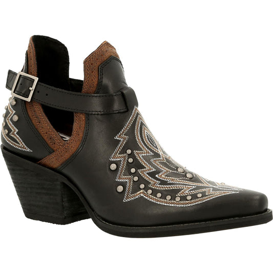 Crush by Durango Women's Black Studded Western Fashion Bootie