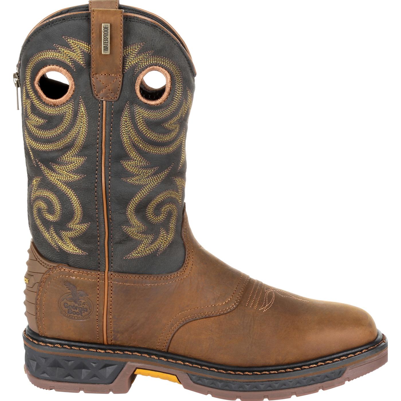 Georgia Boot Carbo-Tec LT Waterproof Pull-On Work Boot