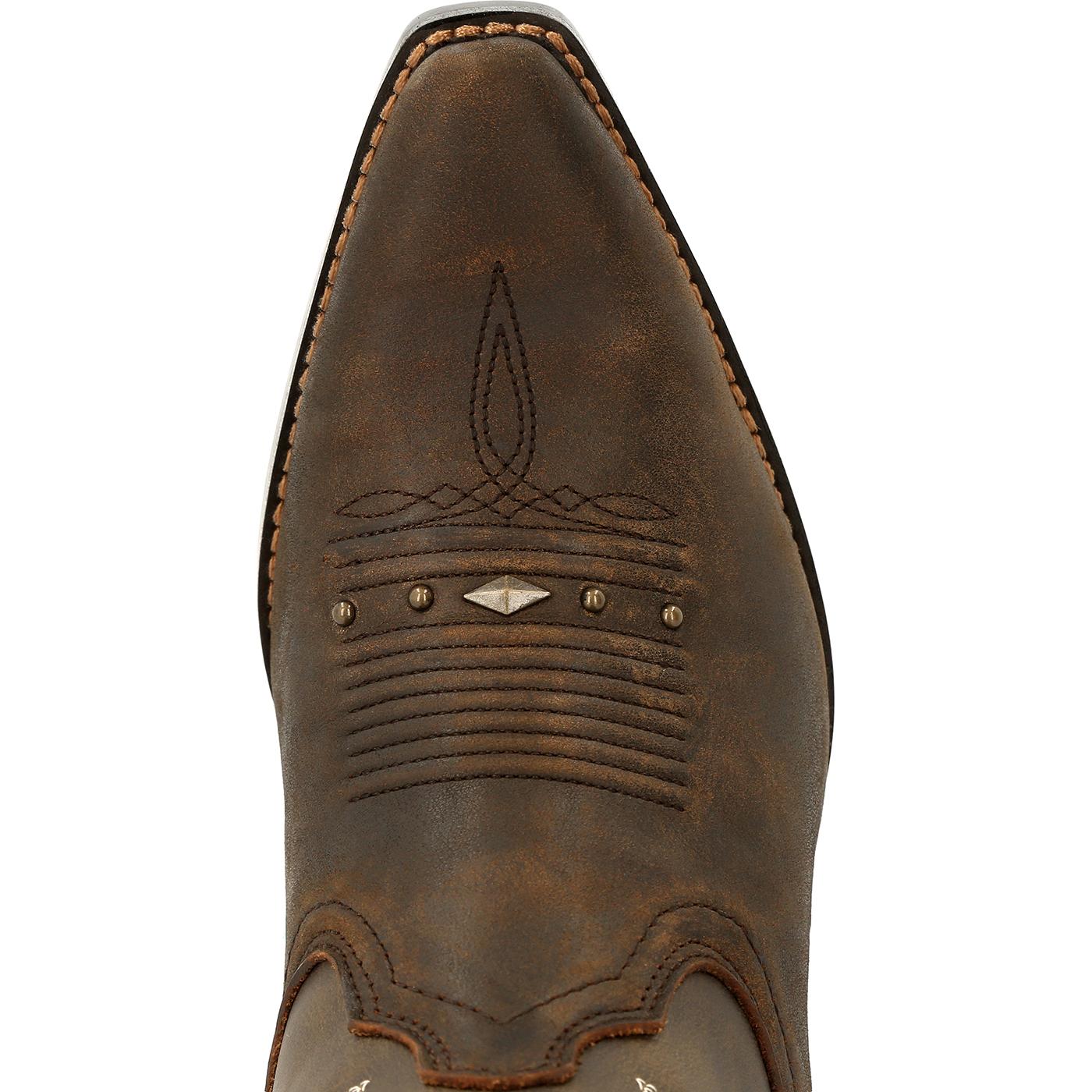 Crush by Durango Women's Roasted Pecan Bootie Western Boot