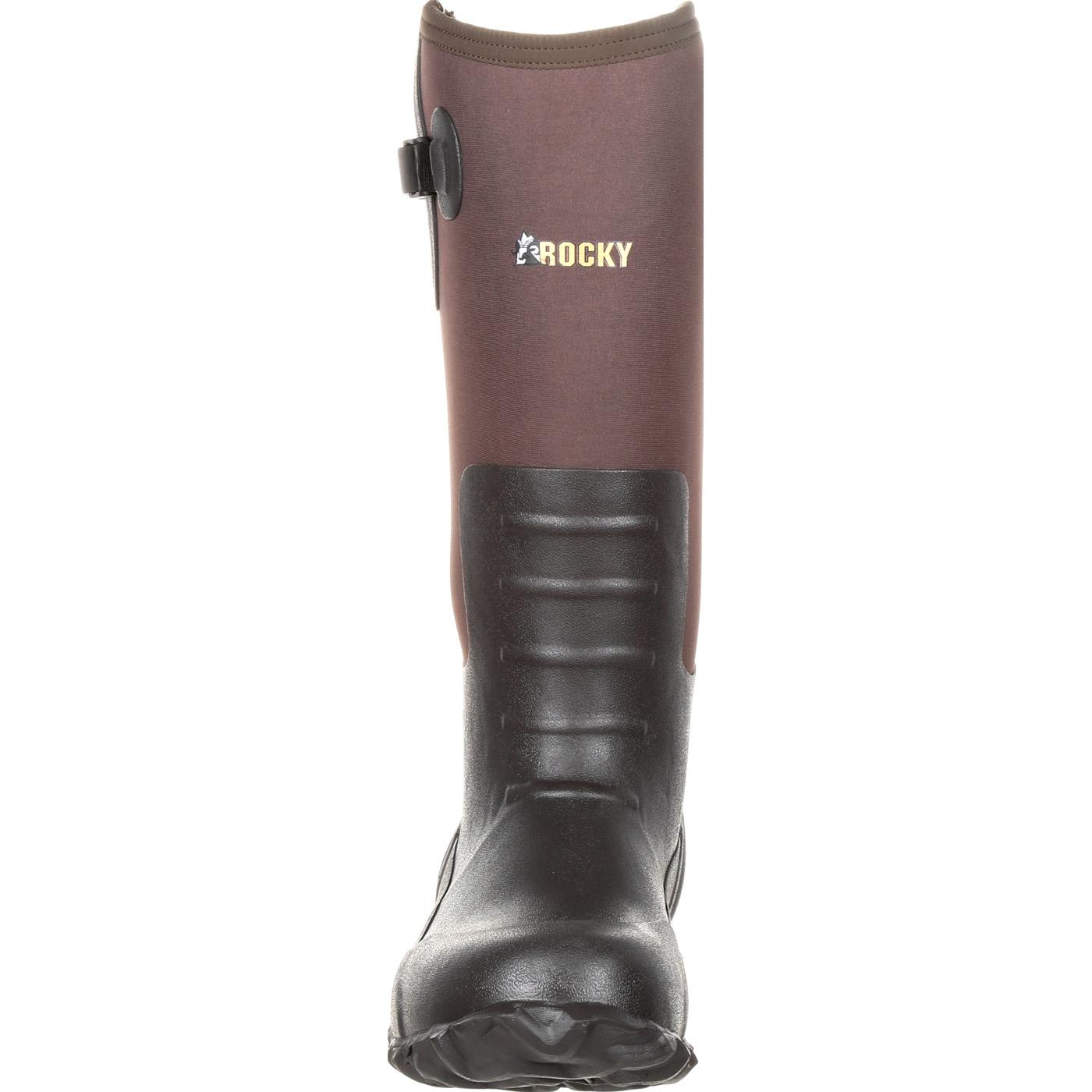 Rocky Core Brown Rubber Waterproof Outdoor Boot