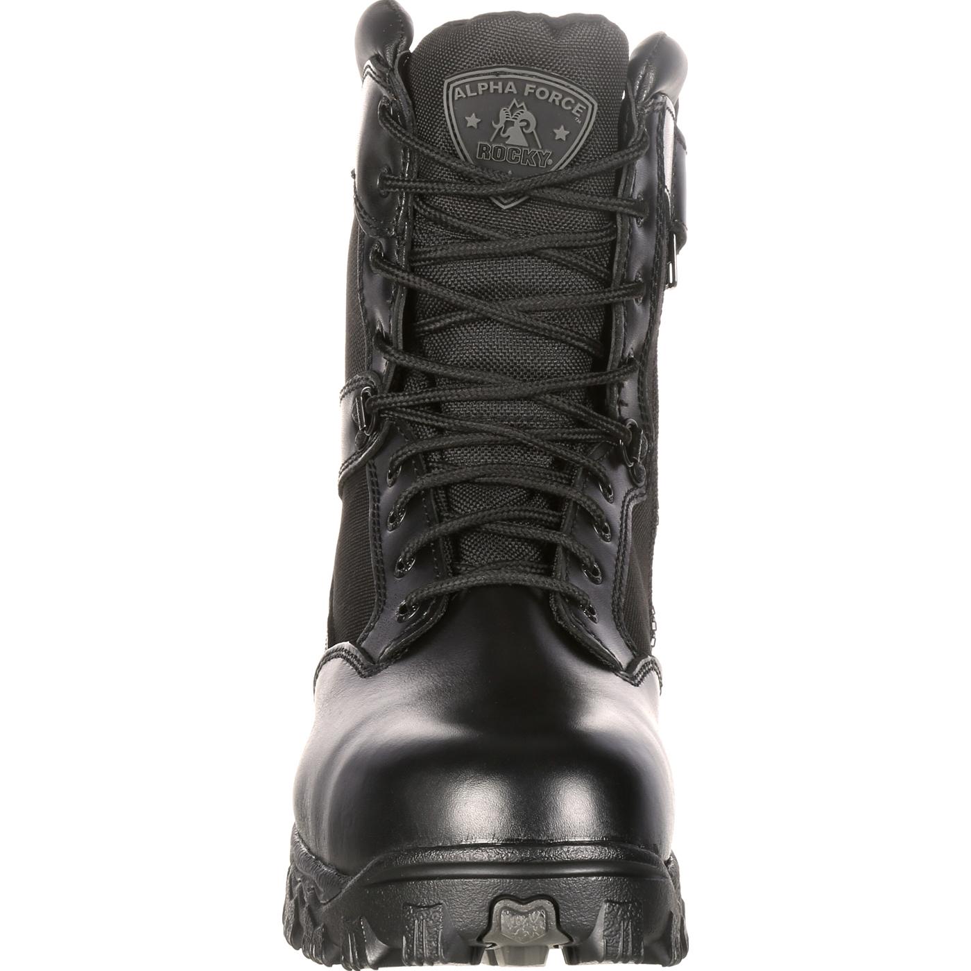 Rocky AlphaForce Zipper Composite Toe Public Service Boot