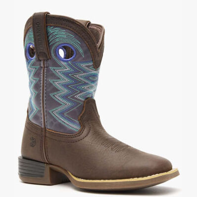 Durango Lil' Rebel Pro Big Kid's Amethyst Western Boot