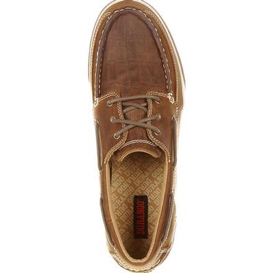 Durango® Music City™ Men's Gator Emboss Boat Shoe