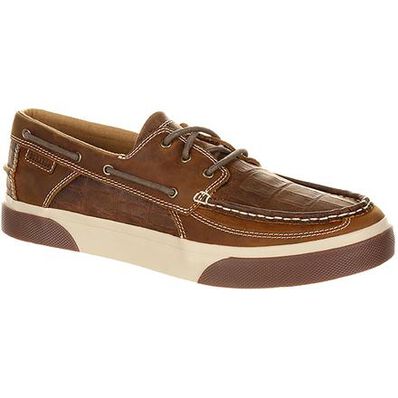 Durango® Music City™ Men's Gator Emboss Boat Shoe