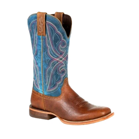 Durango® Ladies Arena Pro™ Brown Caribbean Blue Western Boots