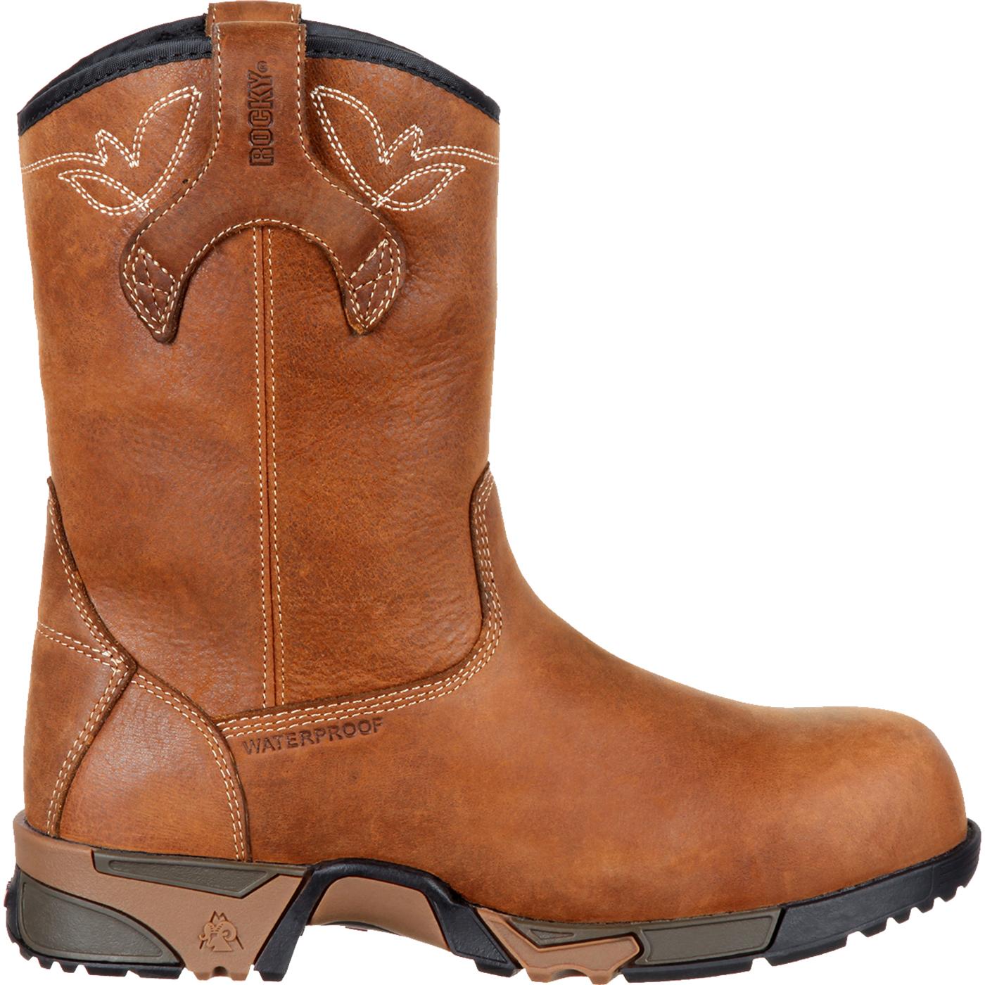 Rocky Aztec Womens Composite Toe Waterproof Work Pullon Boot