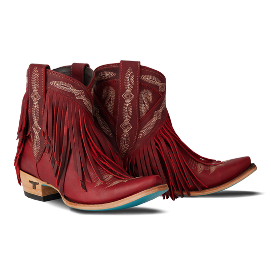 Senita Falls Bootie - Smoldering Ruby