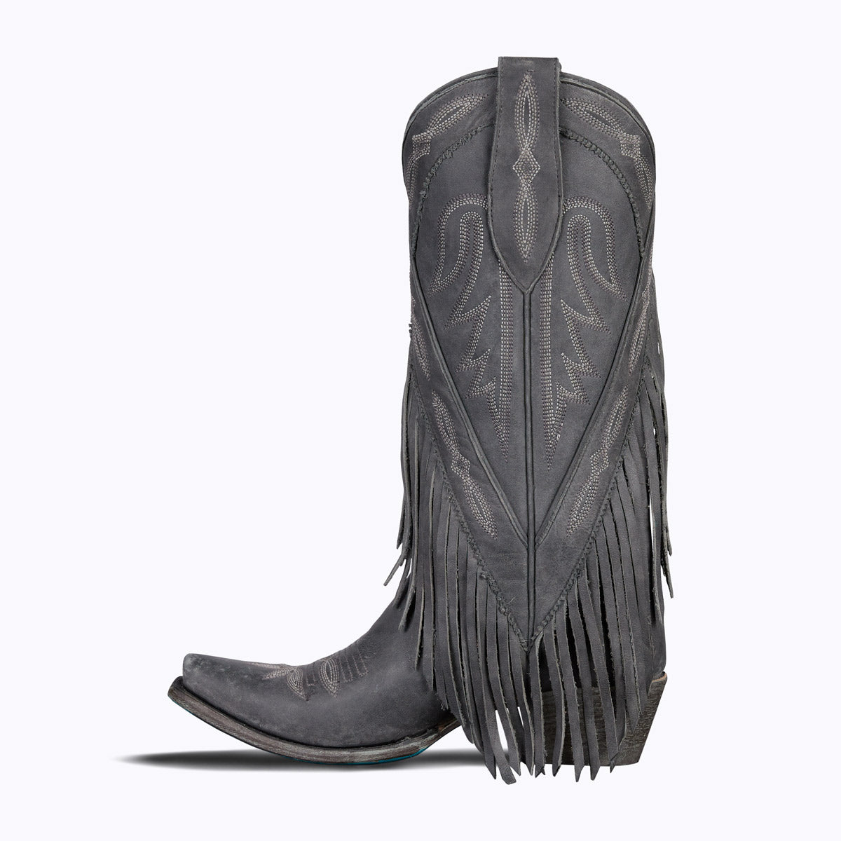 Senita Falls Boot - Distressed Jet Black