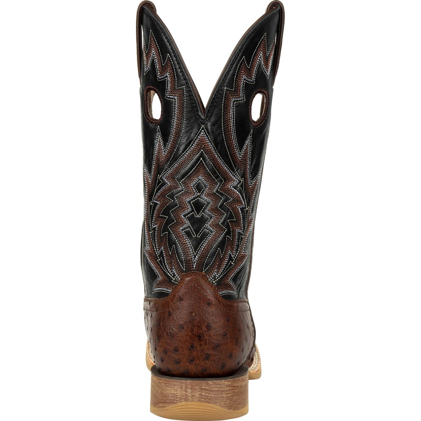 Durango Rebel Pro Oiled Saddle Ostrich Western Boots