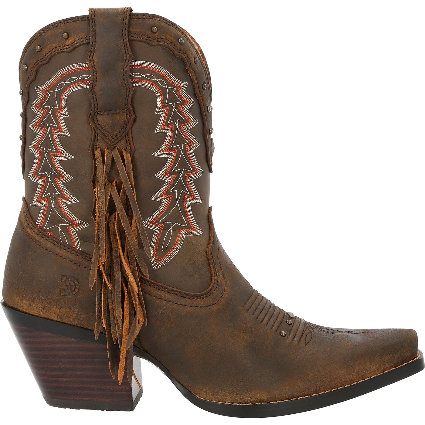 Crush by Durango Women's Roasted Pecan Bootie Western Boot