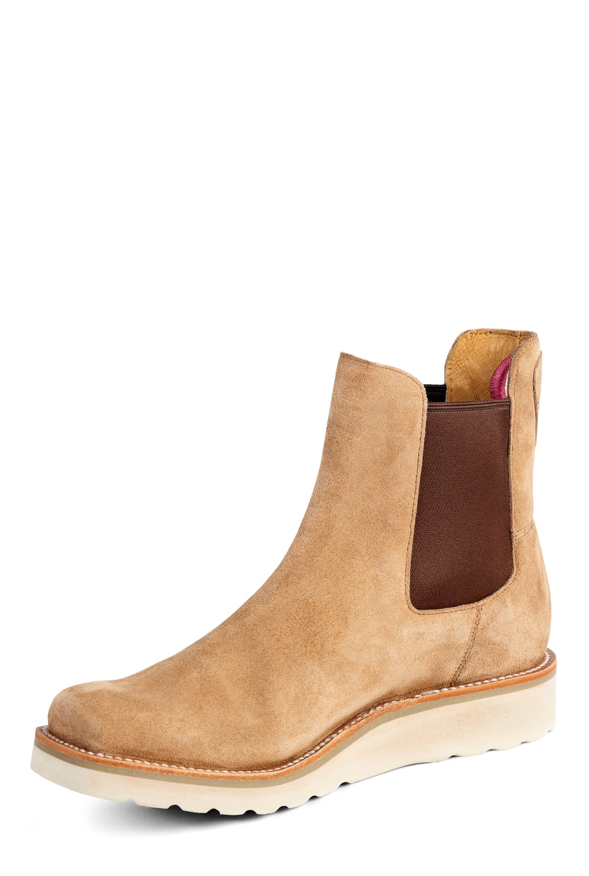 Macie Bean Tobacco Suede Swedge